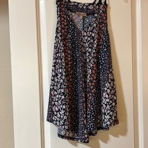 Lavish silky women’s blouse - floral print